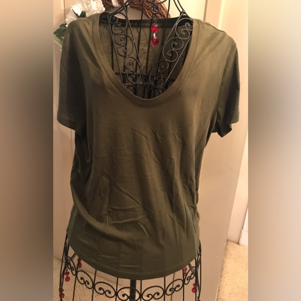 A New Day casual short sleeve tee shirt XXL olive green